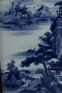 A Set of Four Framed Chinese Porcelain Plaques