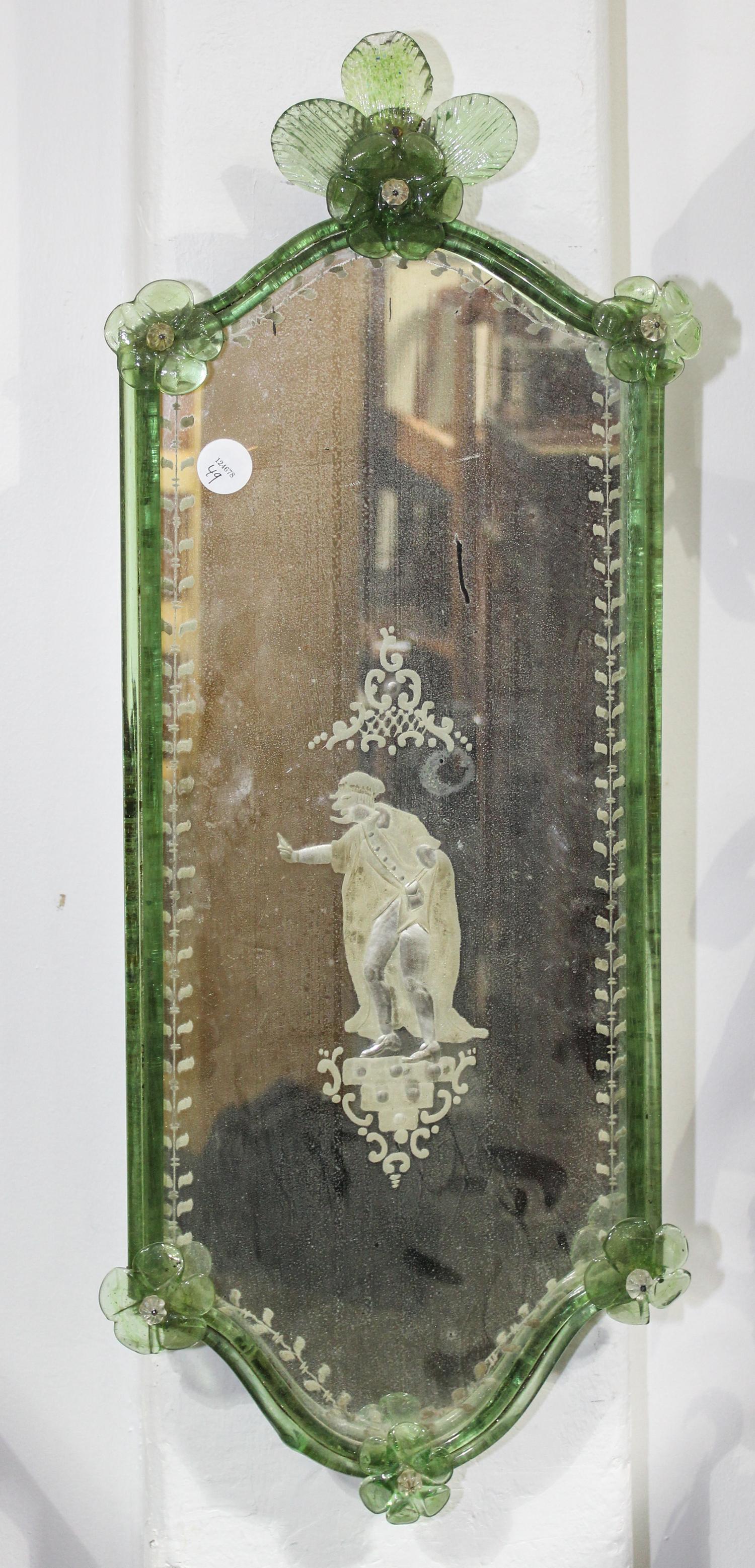 A Venetian Glass Mirror — EARLY 20TH CENTURY