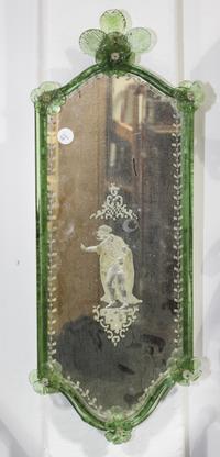 A Venetian Glass Mirror — EARLY 20TH CENTURY