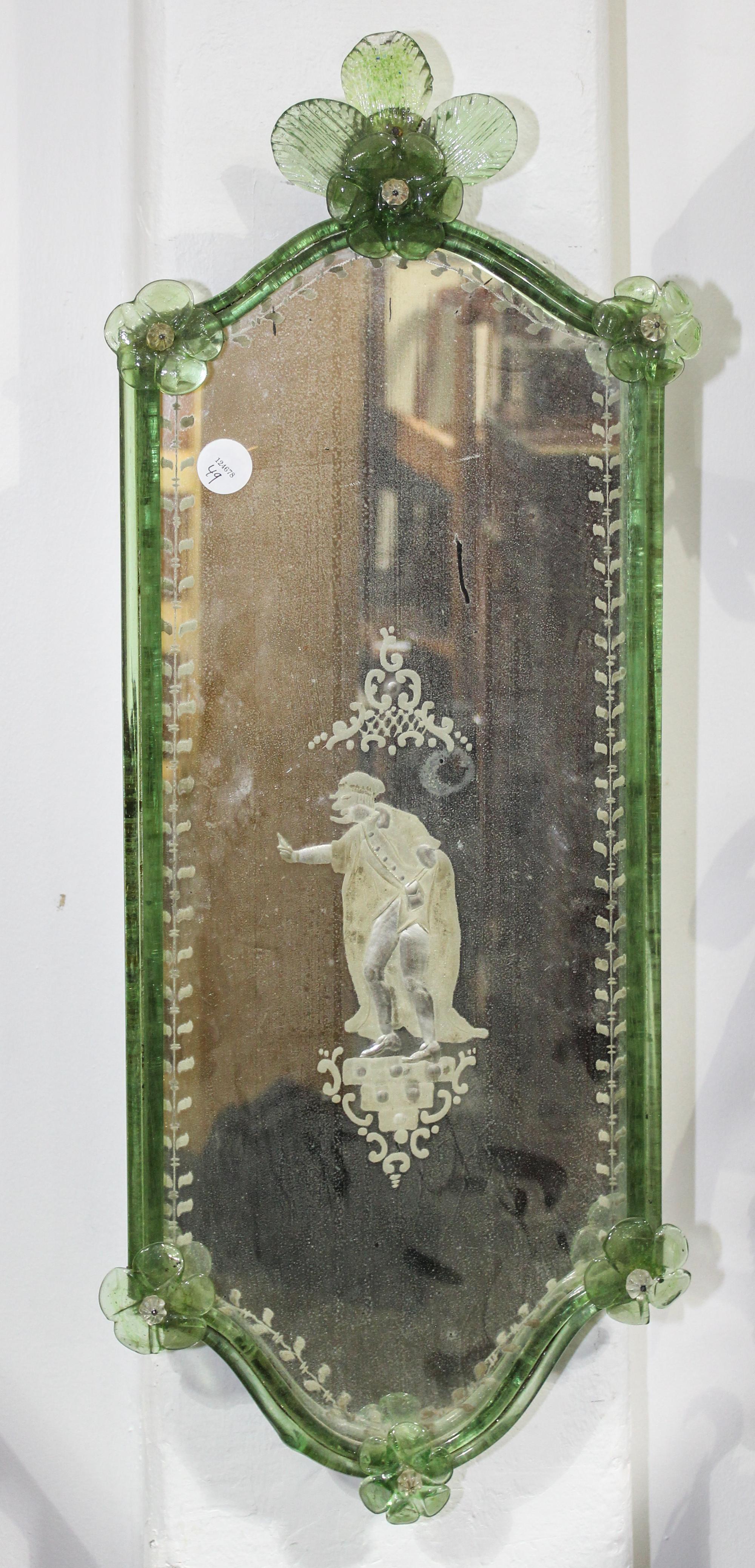 A Venetian Glass Mirror — EARLY 20TH CENTURY