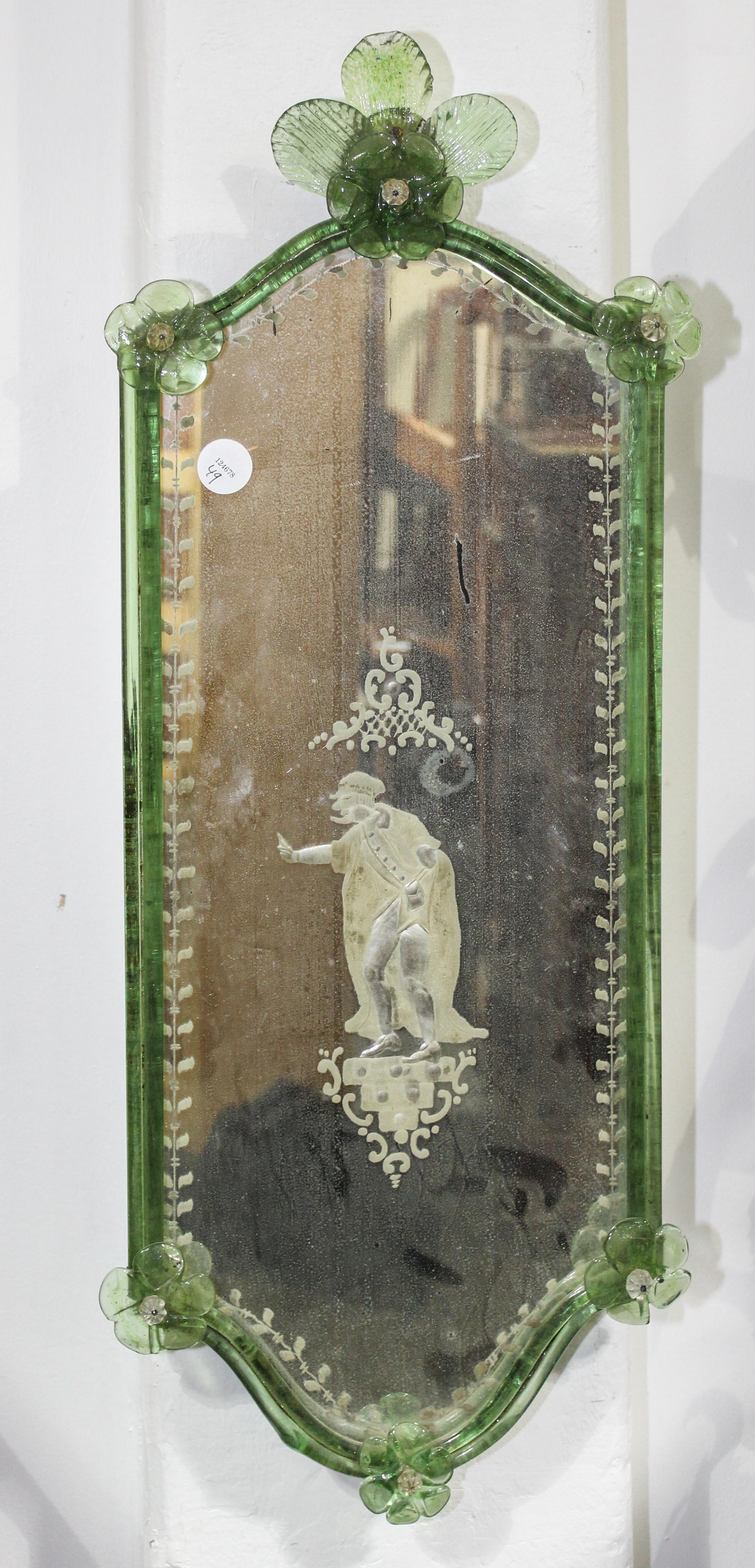 A Venetian Glass Mirror — EARLY 20TH CENTURY