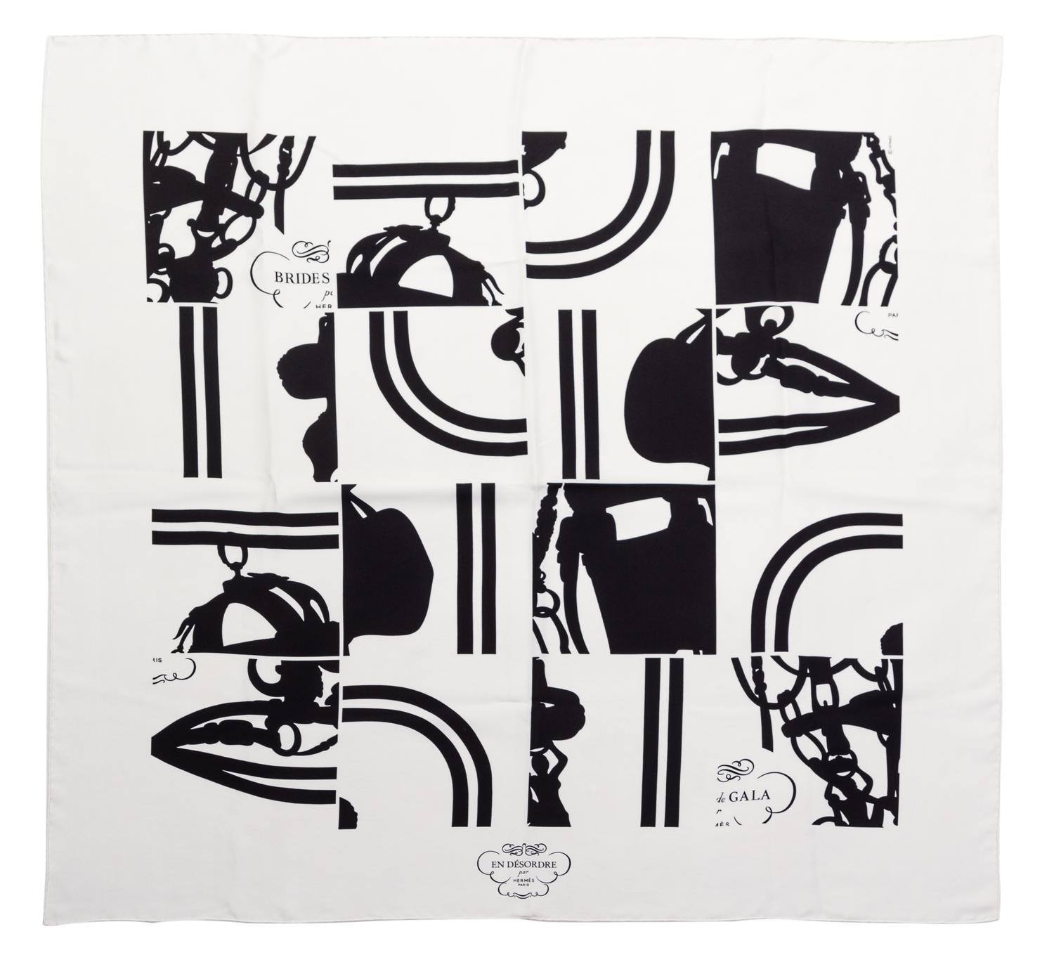 An Hermes 90cm Silk Scarf, 36" x 36".