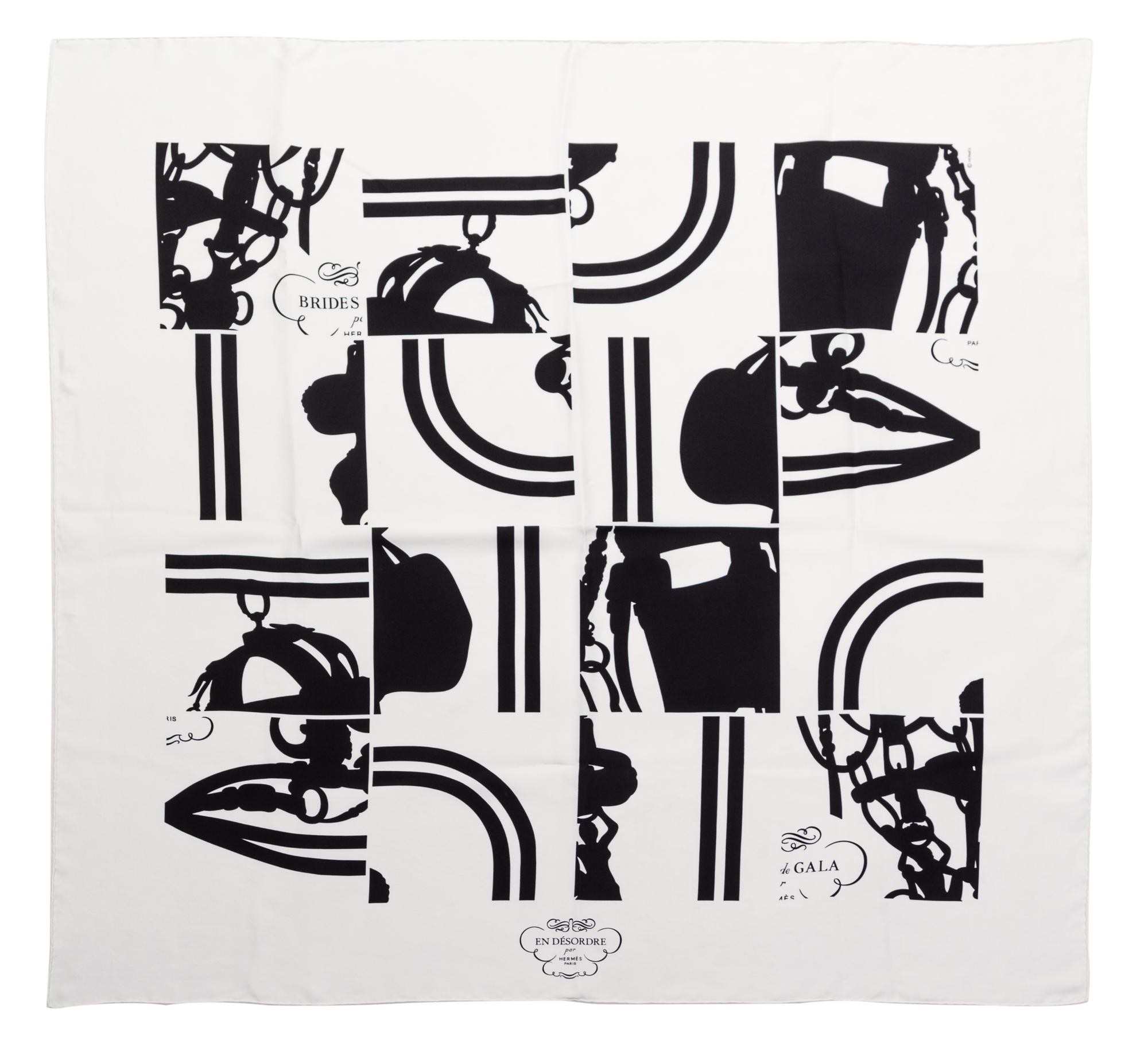 An Hermes 90cm Silk Scarf, 36" x 36".