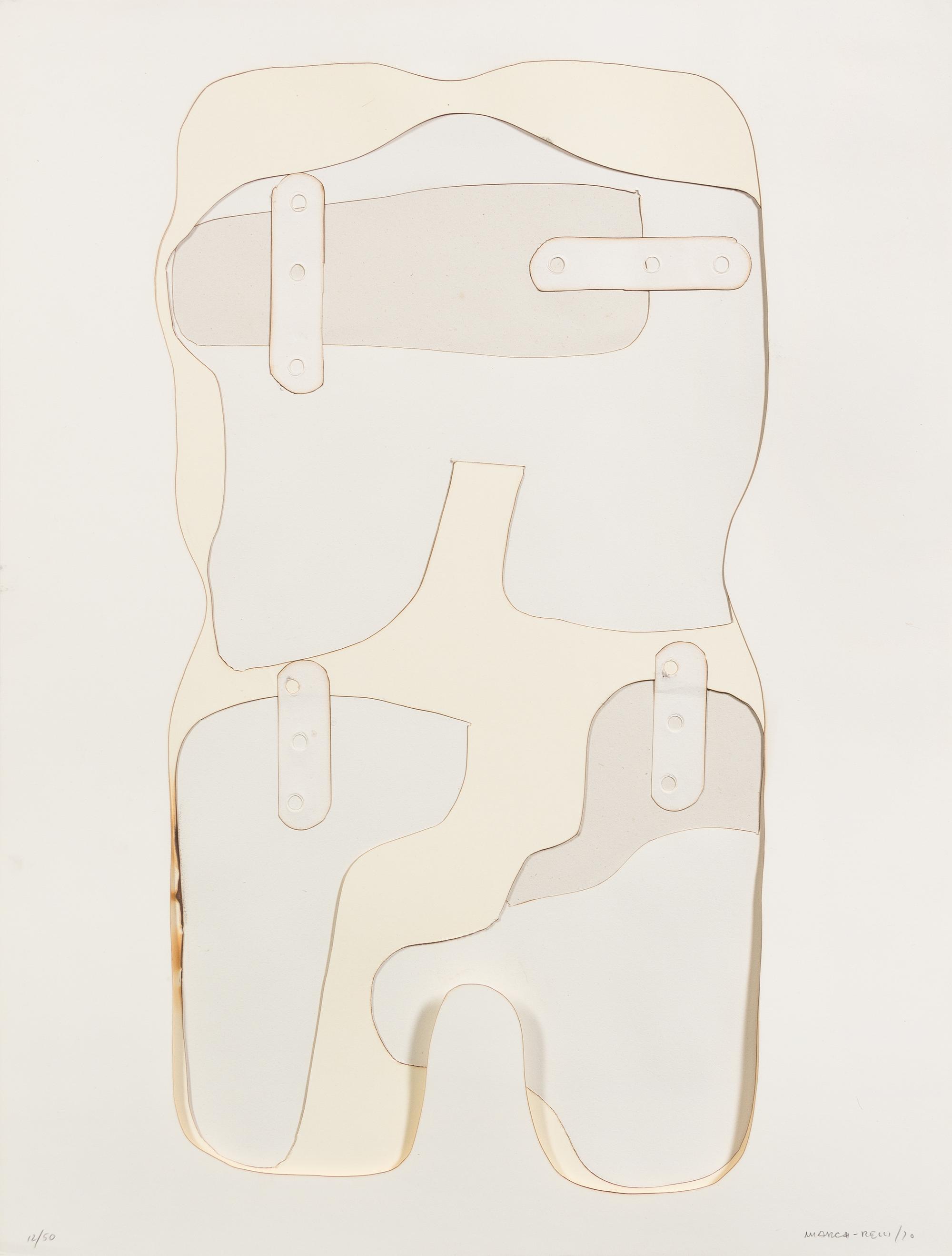 Conrad Marca-Relli, (American, 1913-2000), Untitled, 1970 (a pair of works from the Autumn Suite)