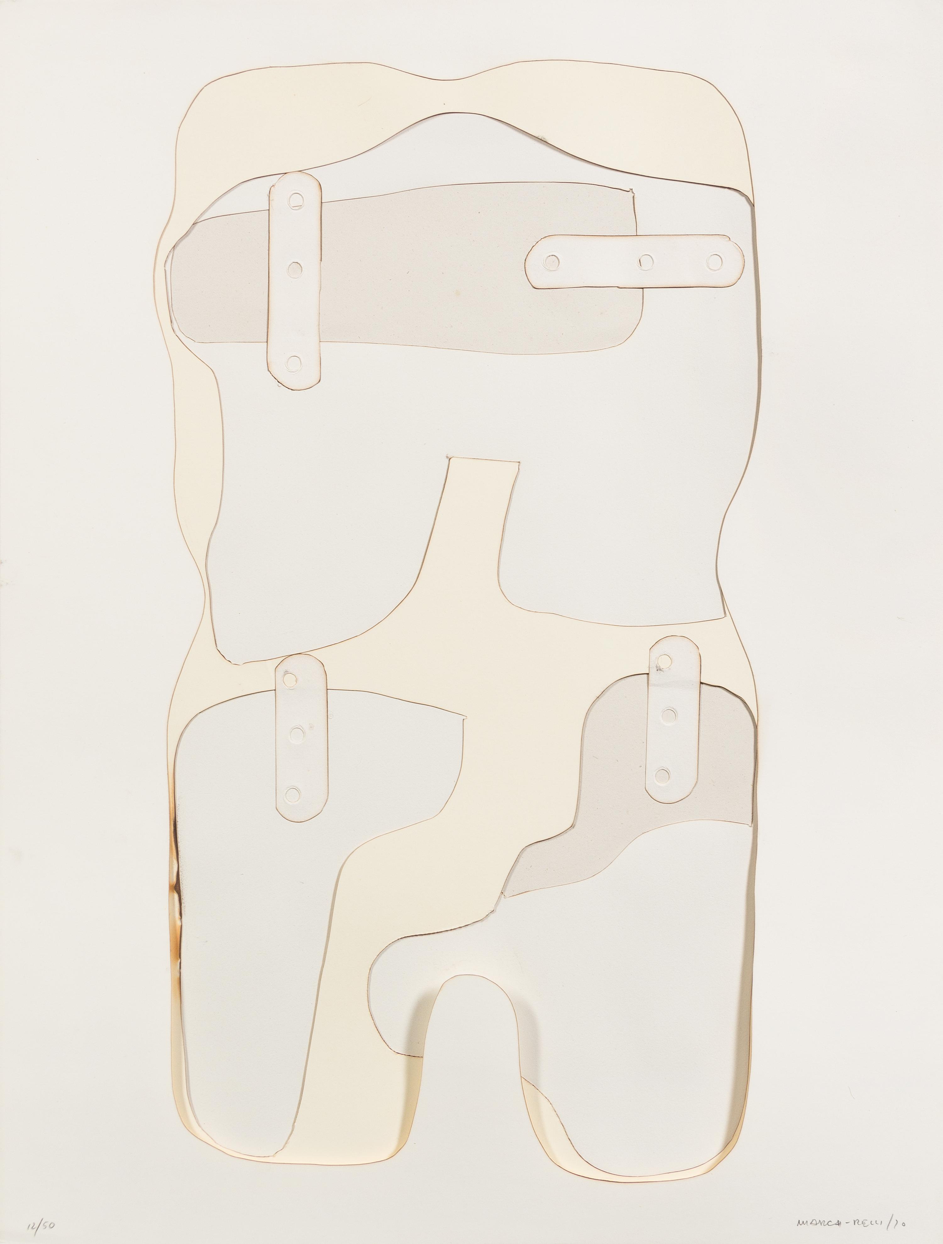 Conrad Marca-Relli, (American, 1913-2000), Untitled, 1970 (a pair of works from the Autumn Suite)