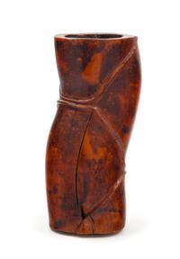 A Chinese Bamboo Brushpot, Bitong Height 5 inches. — QING DYNASTY (1644-1911)