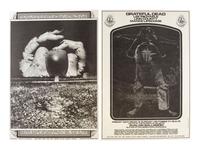 [MUSIC] -- [POSTERS]. CALL, Dean, WILSON, Wes, KNIGHT, Robert, UELSMANN, Robert, WAINWRIGHT, Jerry, SAN ANDREAS FAULT, artists. A group of 8 Family Dog posters for 1968 shows, comprising: