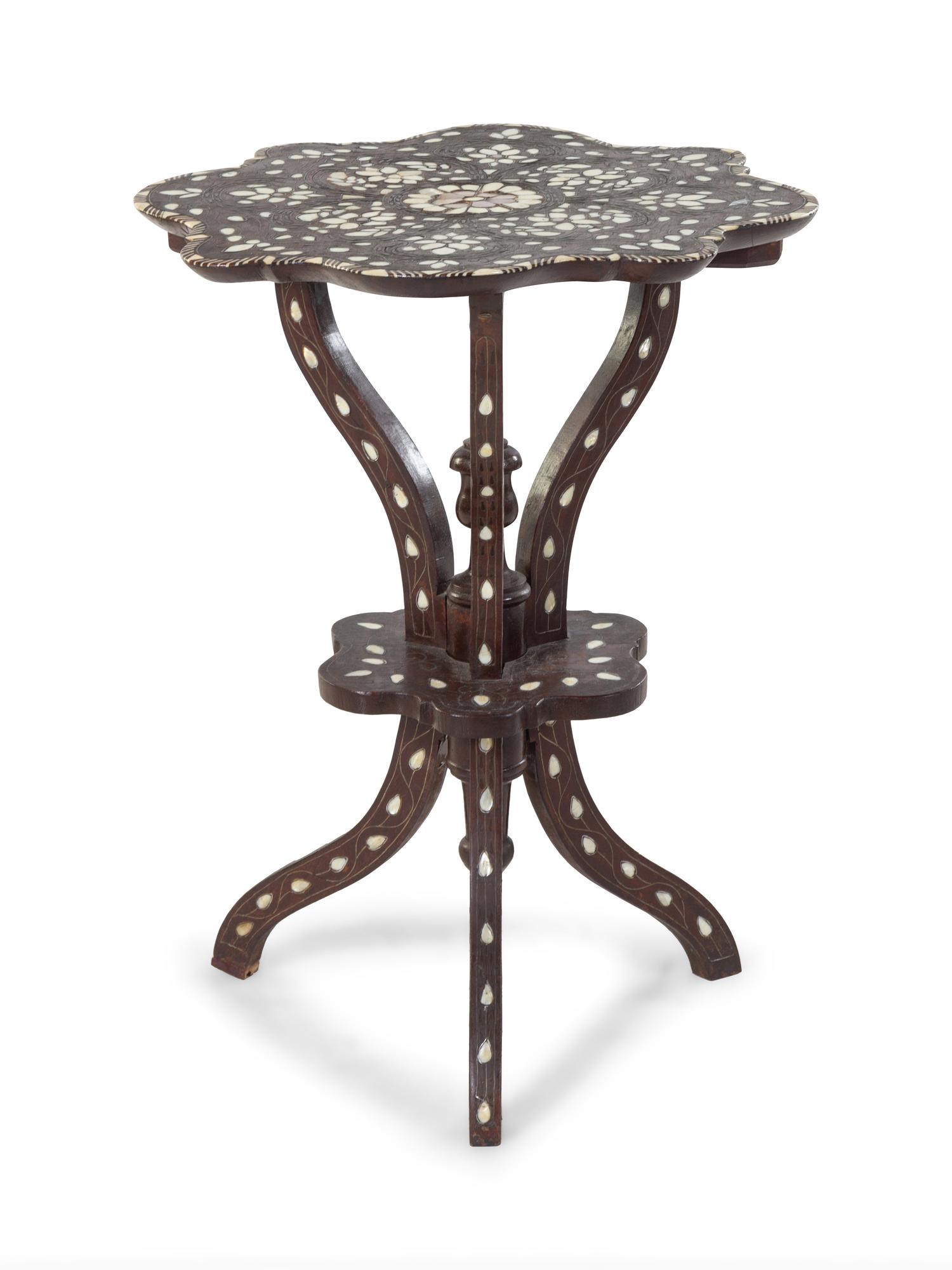 An Ottoman Mother-of-Pearl Inlaid Table
