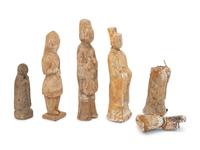 Five Chinese Figures of Males
