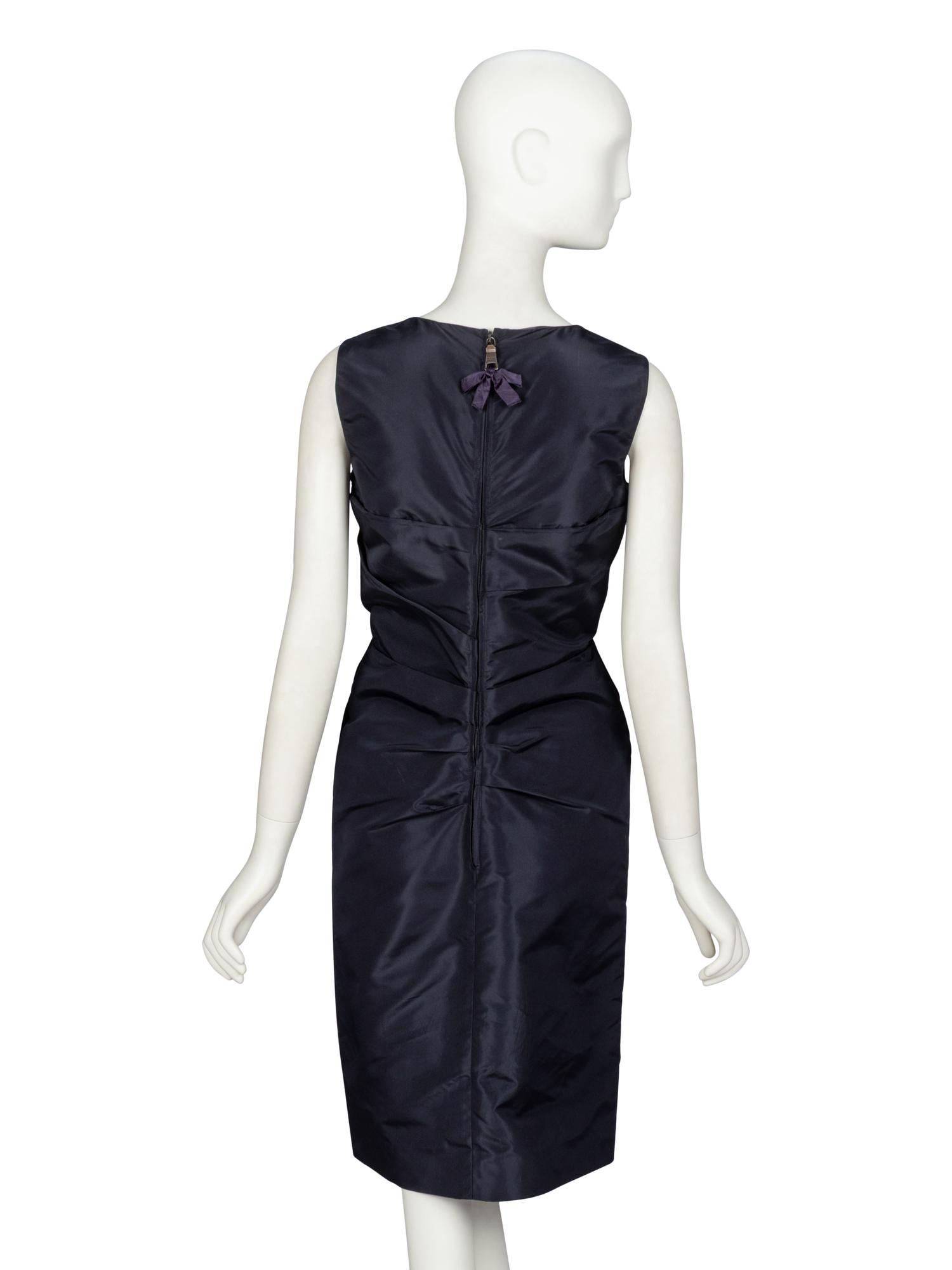 Prada, Faille Sheath Dress