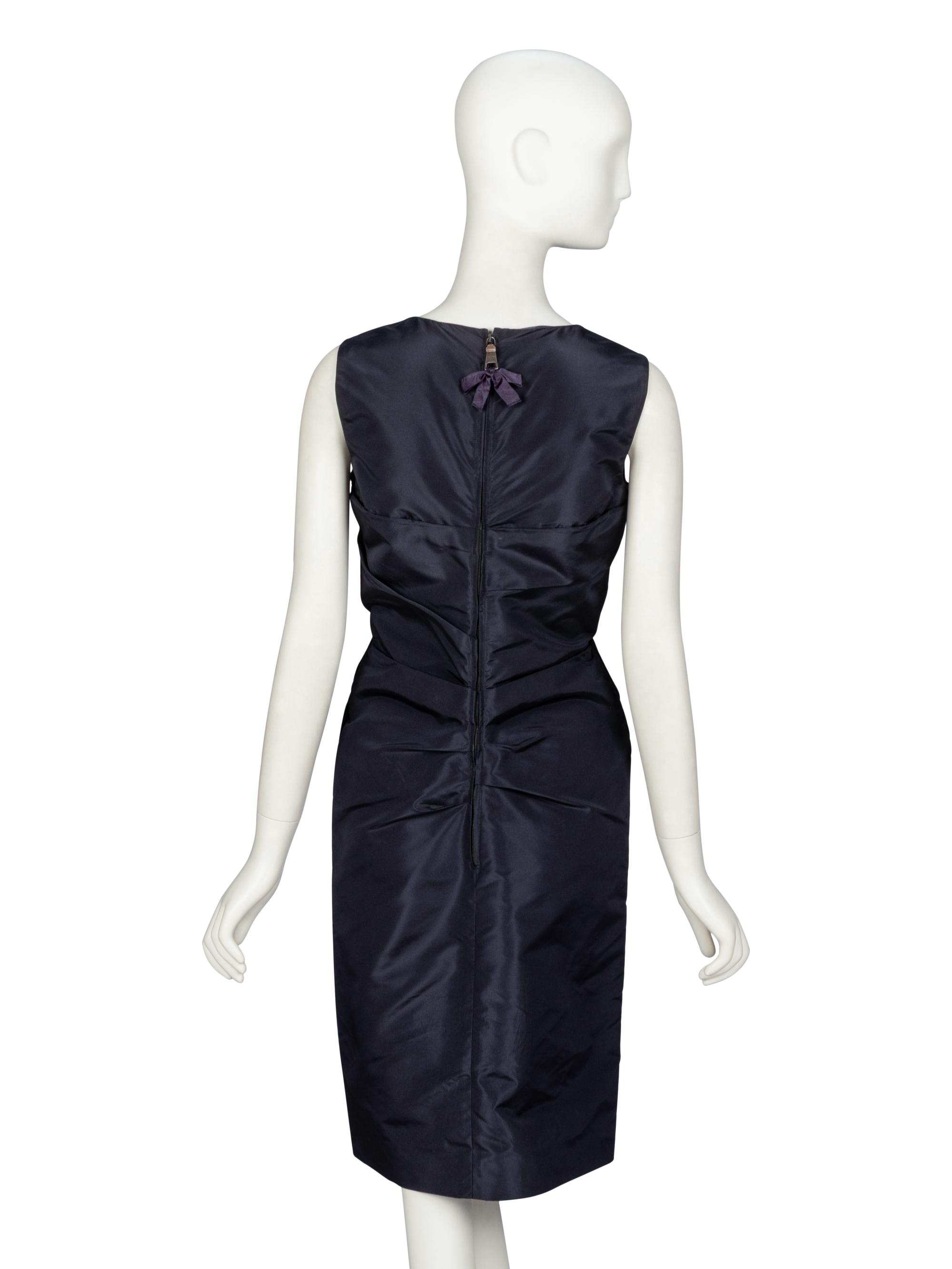Prada, Faille Sheath Dress