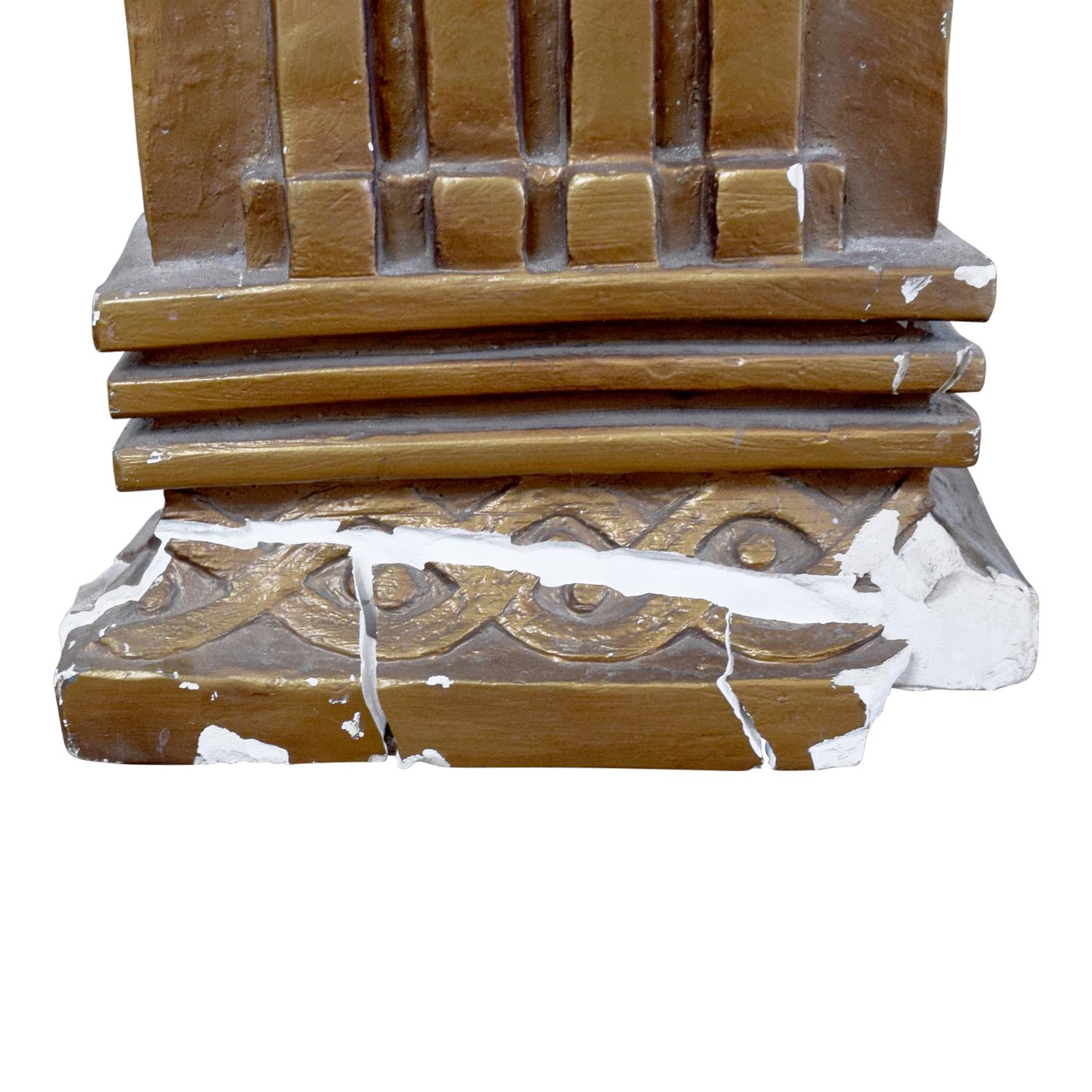 A Composition Column 10.25" W x 7" D x 83" H — United States, Circa 1931