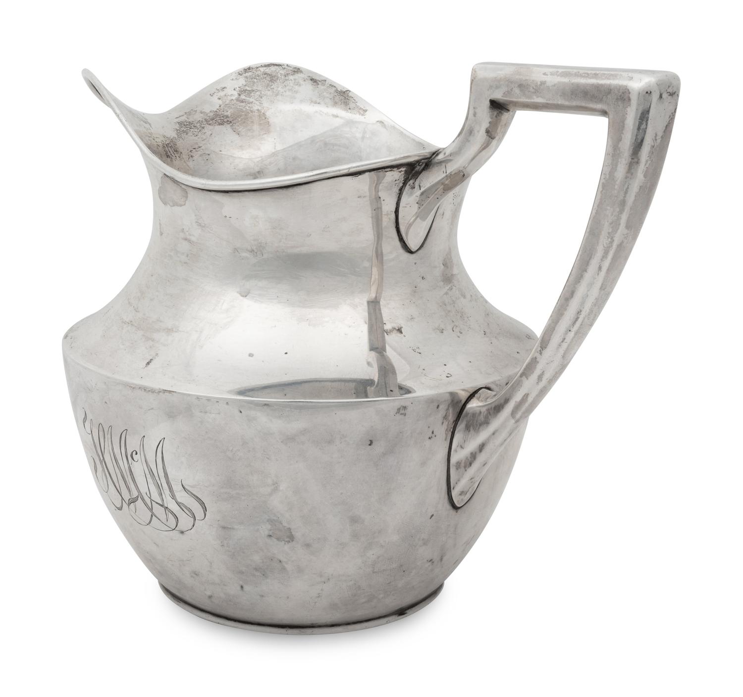 A Dominick & Haff Silver Pitcher