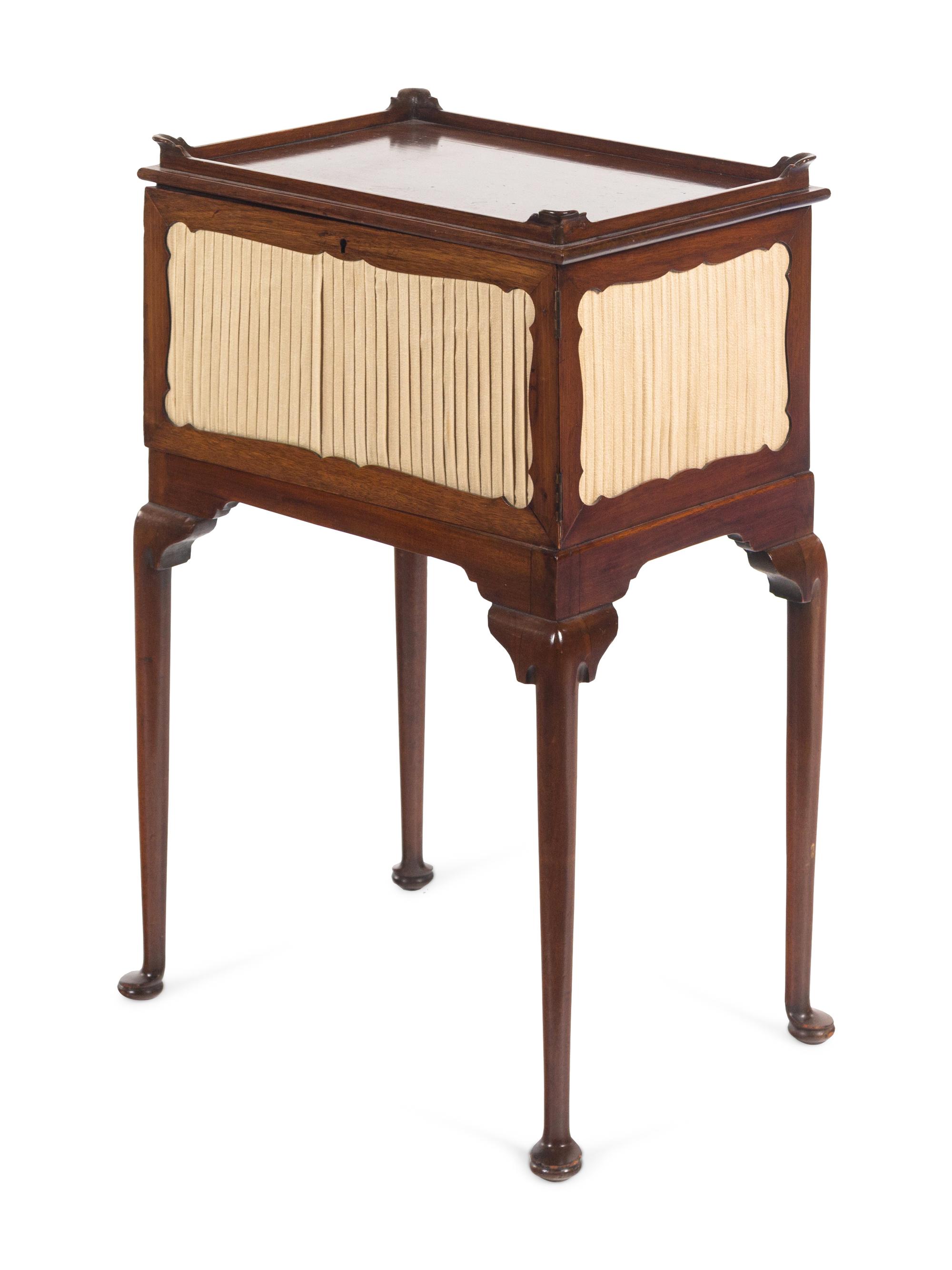 A Queen Anne Style Mahogany Side Table