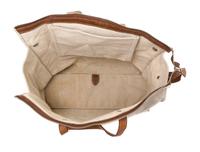 An Hermes Ecru Toile and Veau Barenia Mira Tote Bag, 14" x 14" x 5.5".