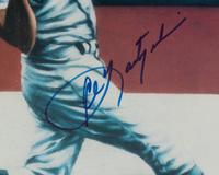 A Ted Williams and Carl Yastrzemski Signed Autograph Poster (Beckett Authentication Services Letter BAS Certified),