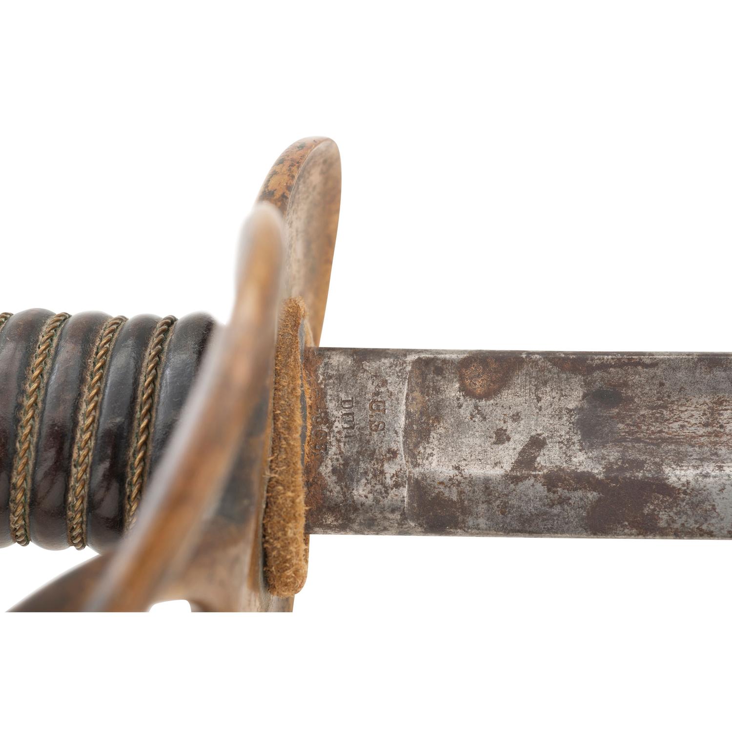 The Broken US Model 1860 Light Cavalry Saber of G.C. Sabine of the 1st DC Calvary, POW - Featured in North-South Trader Magazine