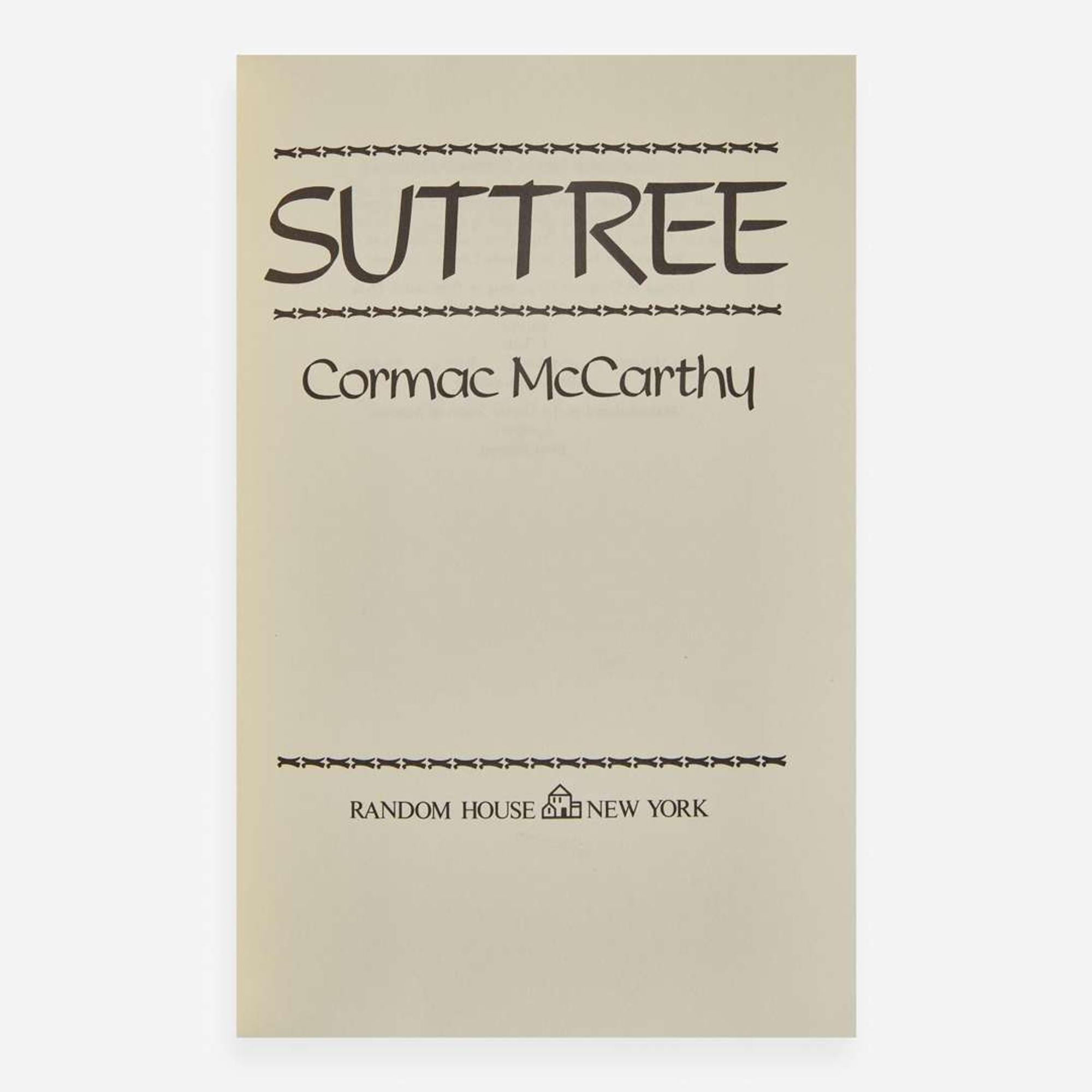 [Literature] McCarthy, Cormac Suttree