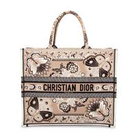 CHRISTIAN DIOR, LARGE BUTTERFLY BOOK TOTE