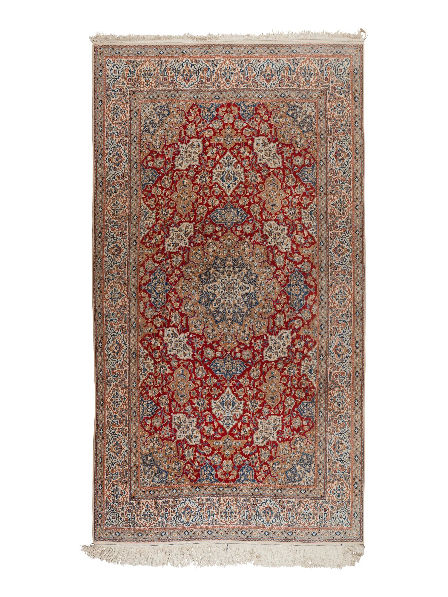 A Nain Wool Rug