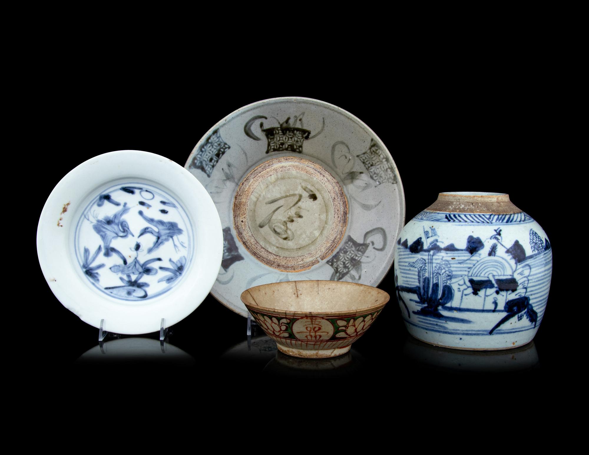 Four Chinese Porcelain Wares