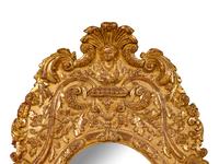 A Queen Anne Style Giltwood Mirror