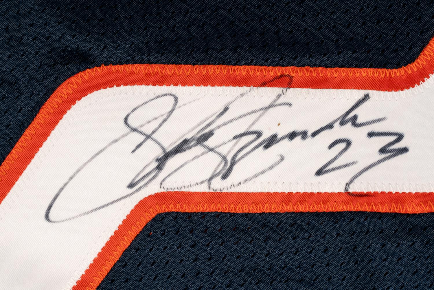 A 2002 Jerry Azumah Signed Chicago Bears Team Issued Jersey