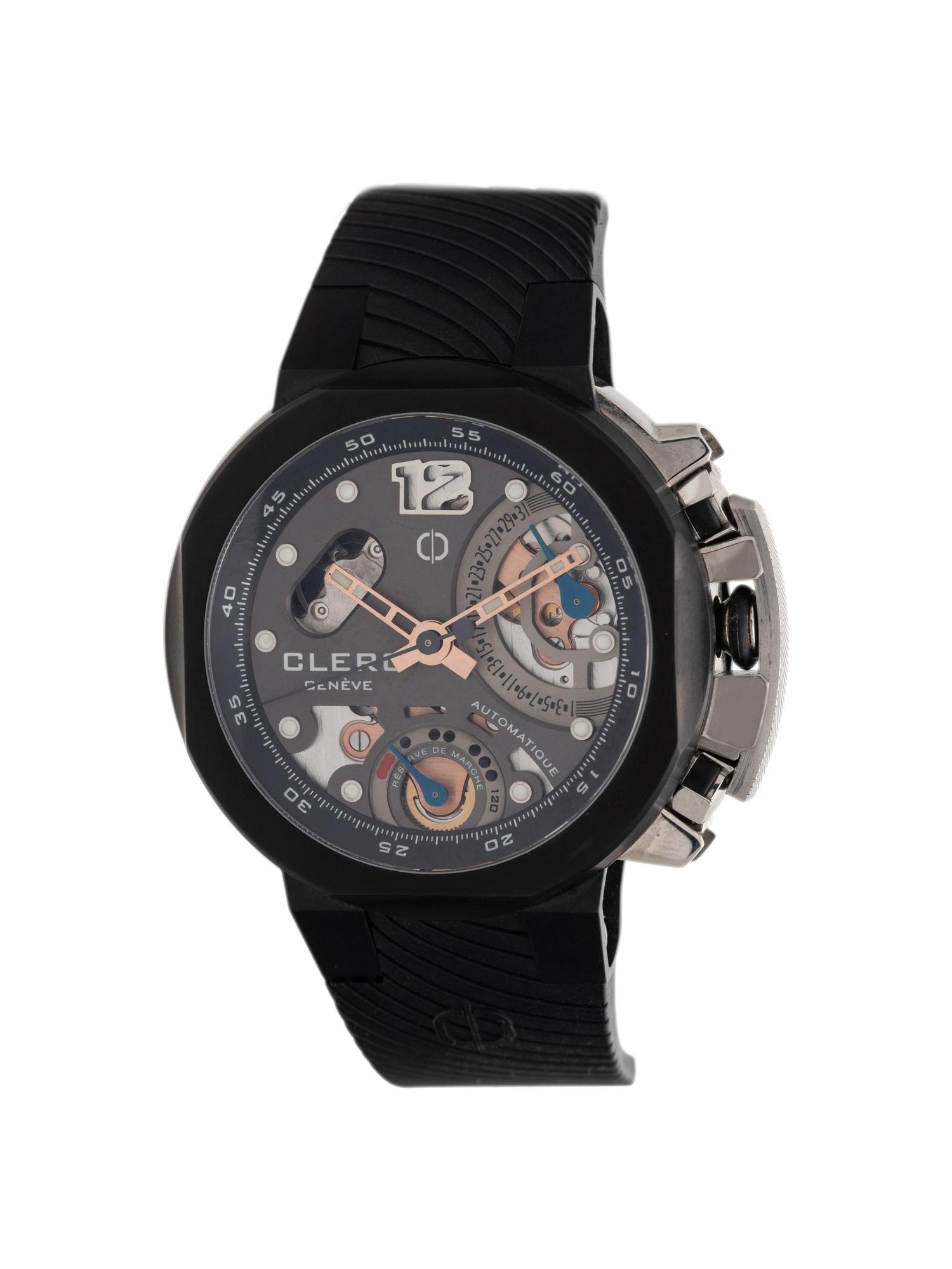 CLERC, STAINLESS STEEL 'ODYSSEY' WATCH