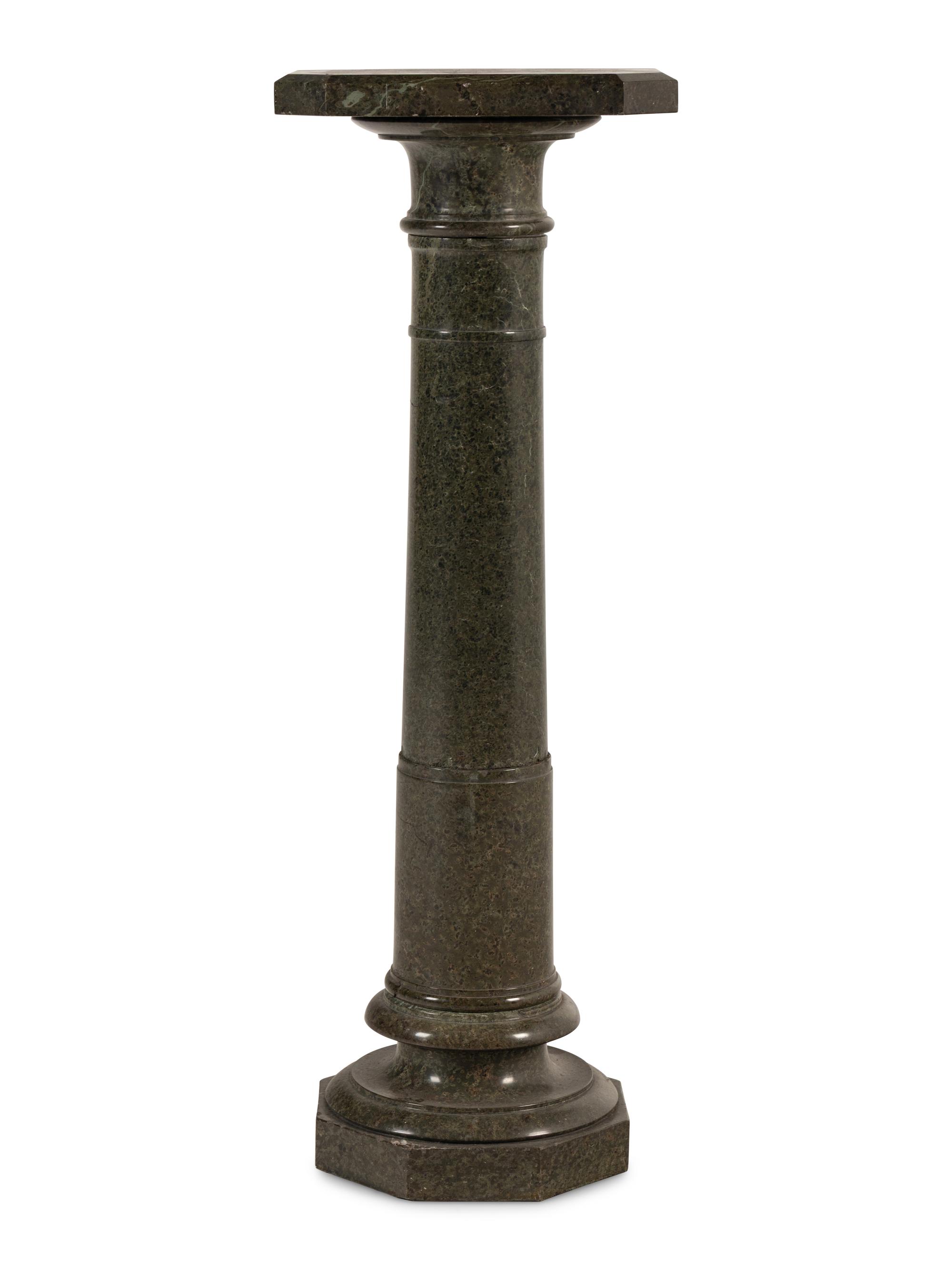 A Continental Marble Pedestal