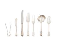 An American Silver Part Flatware Service — Wallace Silversmiths, Wallingford, Connecticut, In the Grand Colonial Pattern