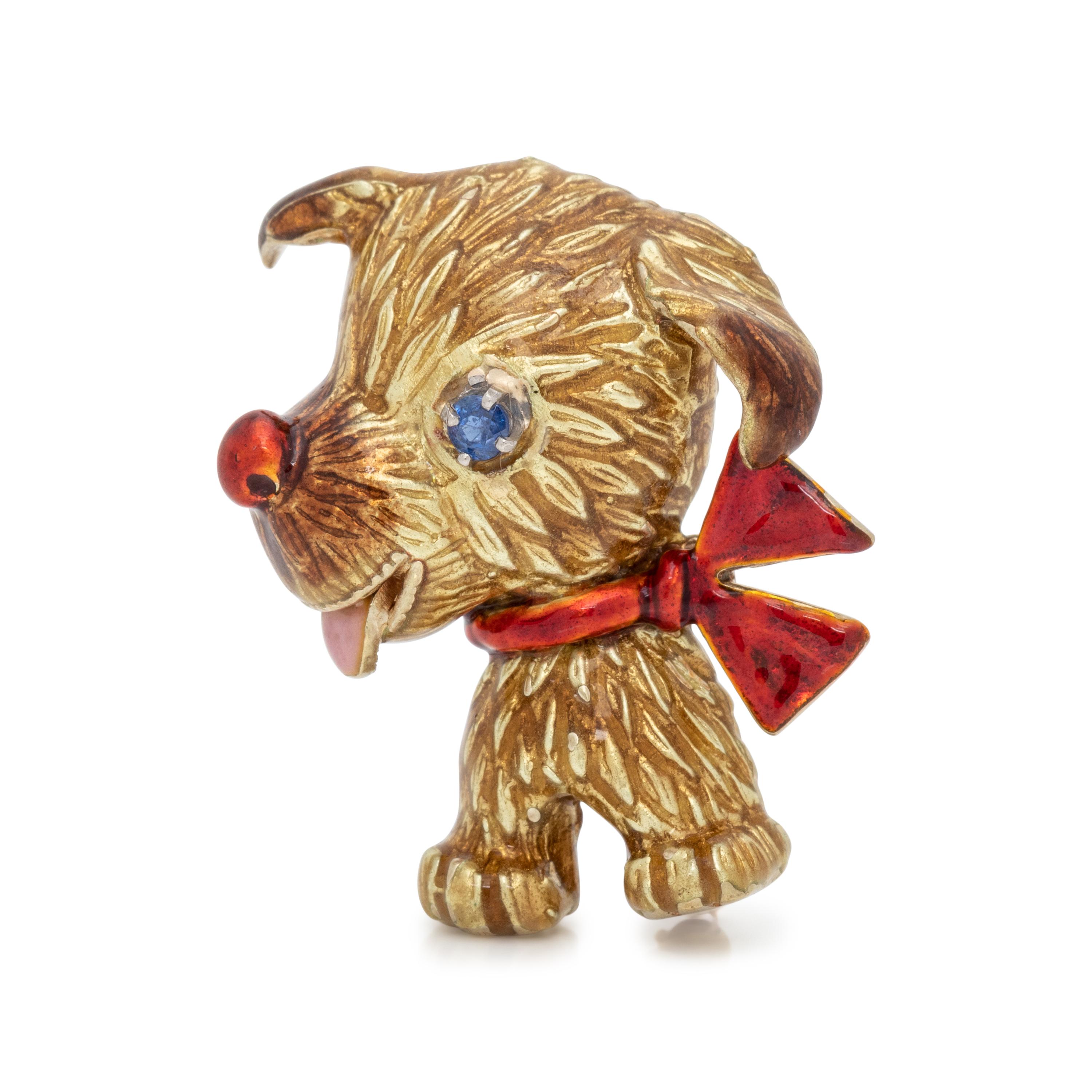 COLLECTION OF YELLOW GOLD ANIMAL BROOCHES