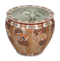 A Chinese Porcelain Jardinière in the Imari Palate