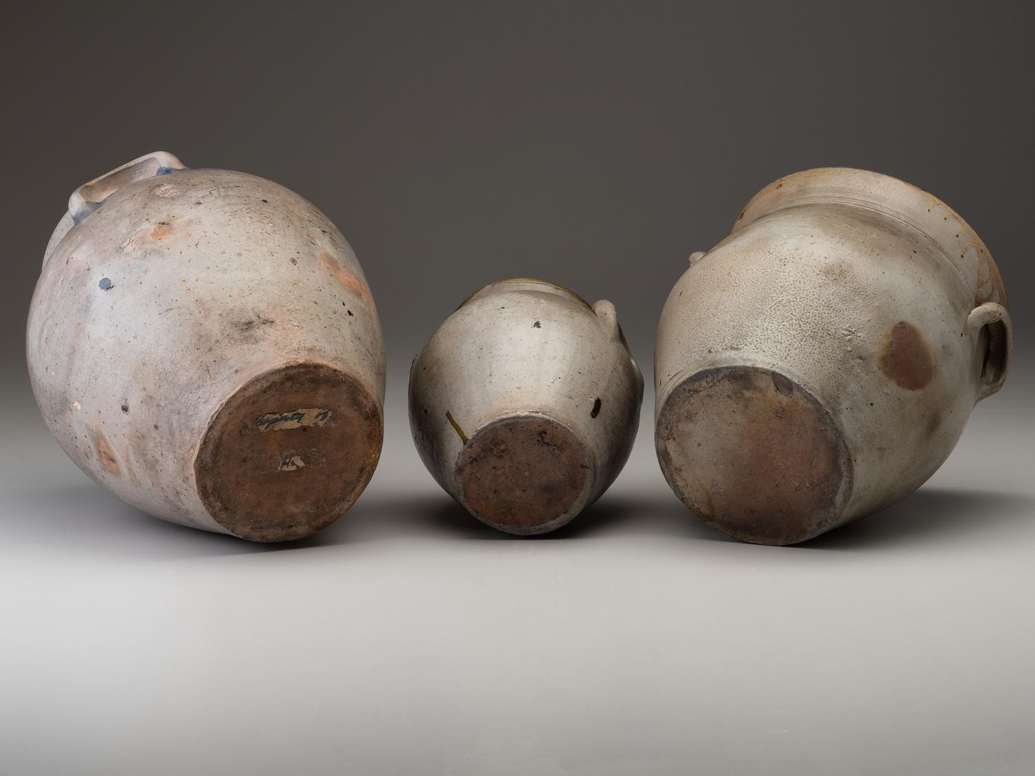 Three Stoneware Jars