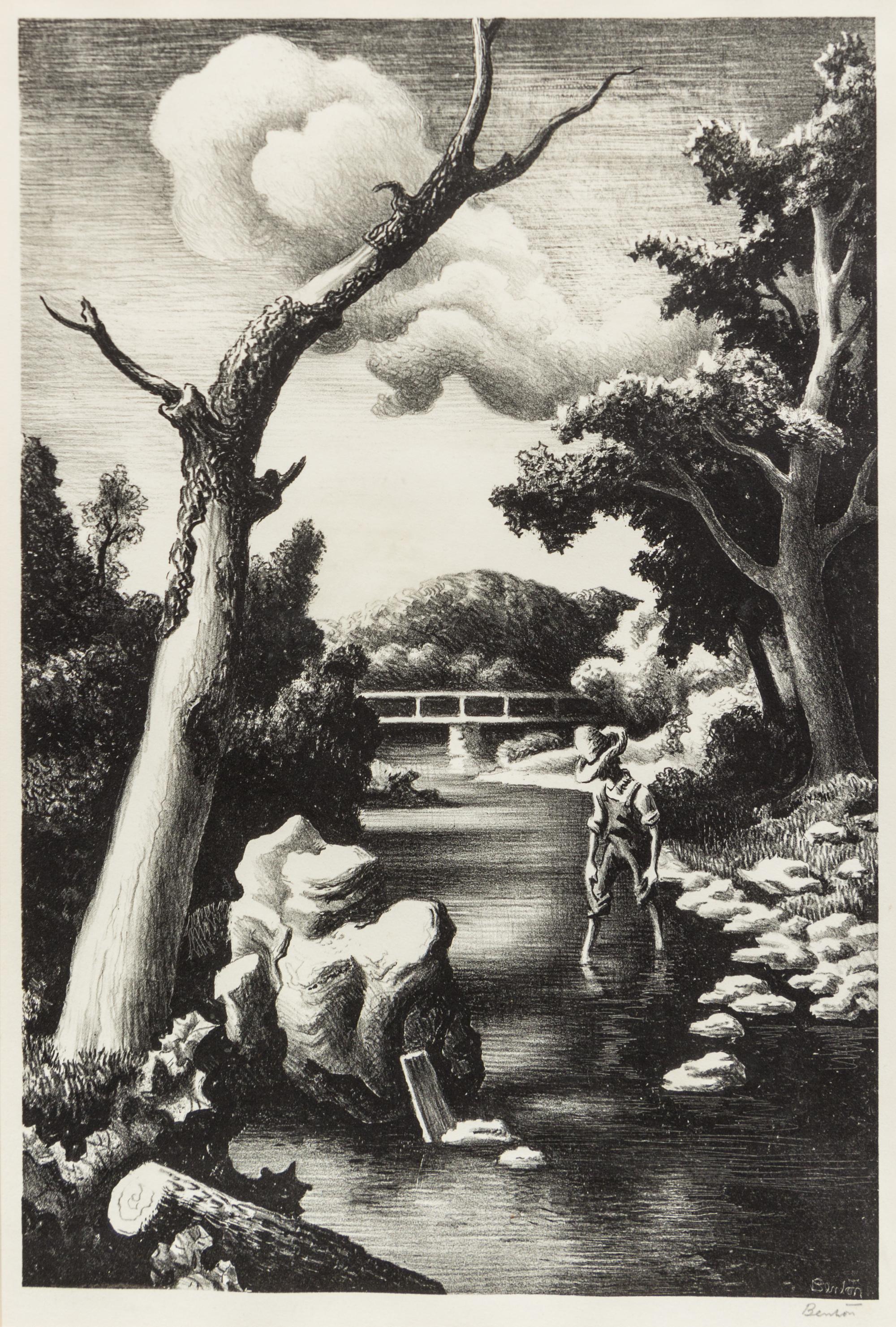 Thomas Hart Benton, (American, 1889–1975), Shallow Creek, 1939