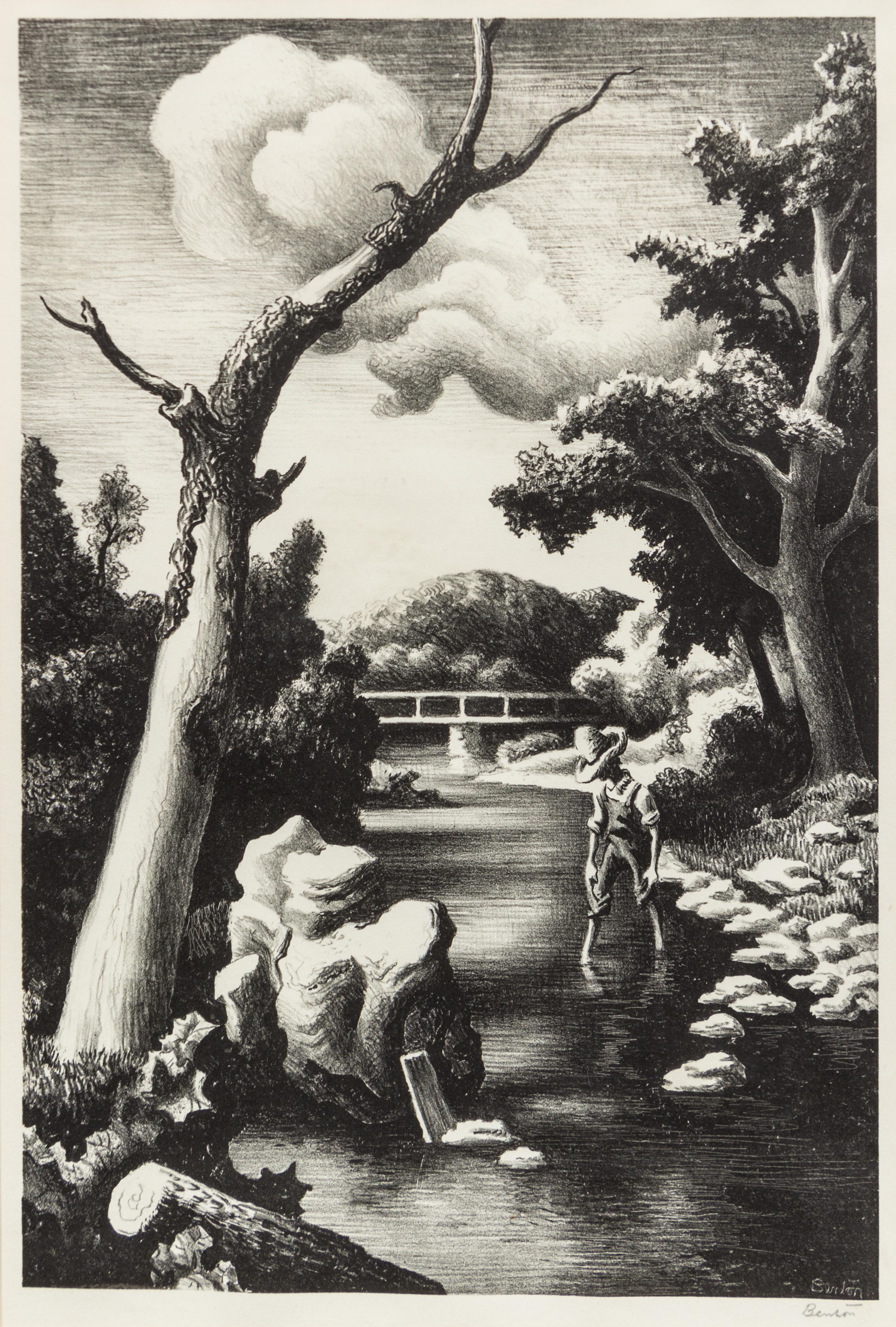 Thomas Hart Benton, (American, 1889–1975), Shallow Creek, 1939