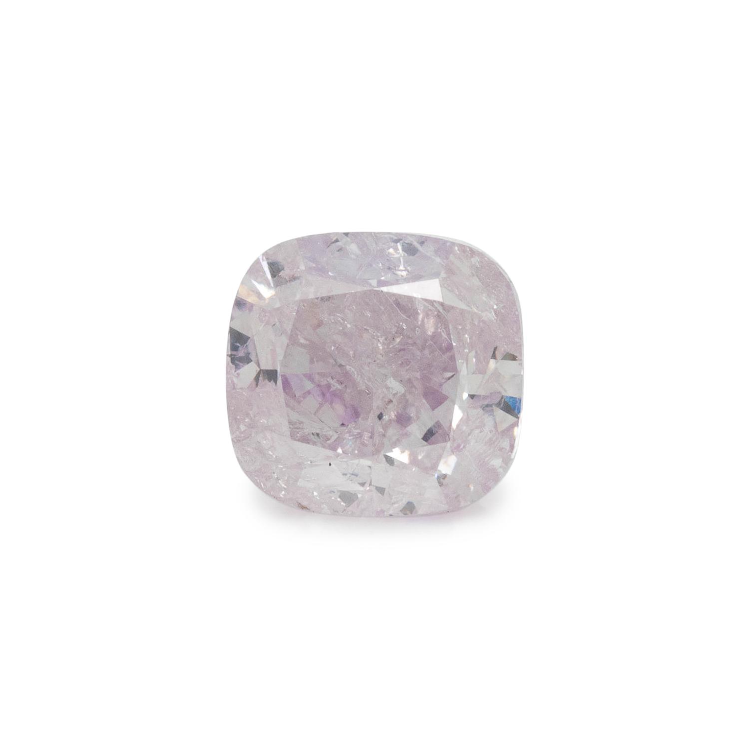 1.55 CARAT FANCY PURPLISH PINK DIAMOND