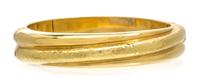 An 18 Karat Yellow Gold Bangle Bracelet, Vendorafa, 22.50 dwts.
