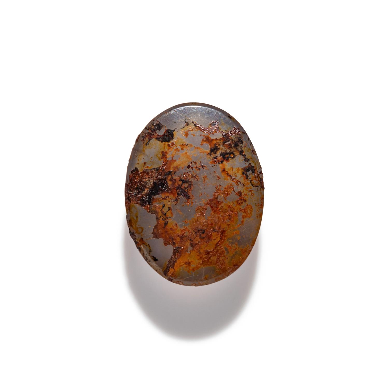 A Greek Chalcedony Intaglio with Athena Promachos