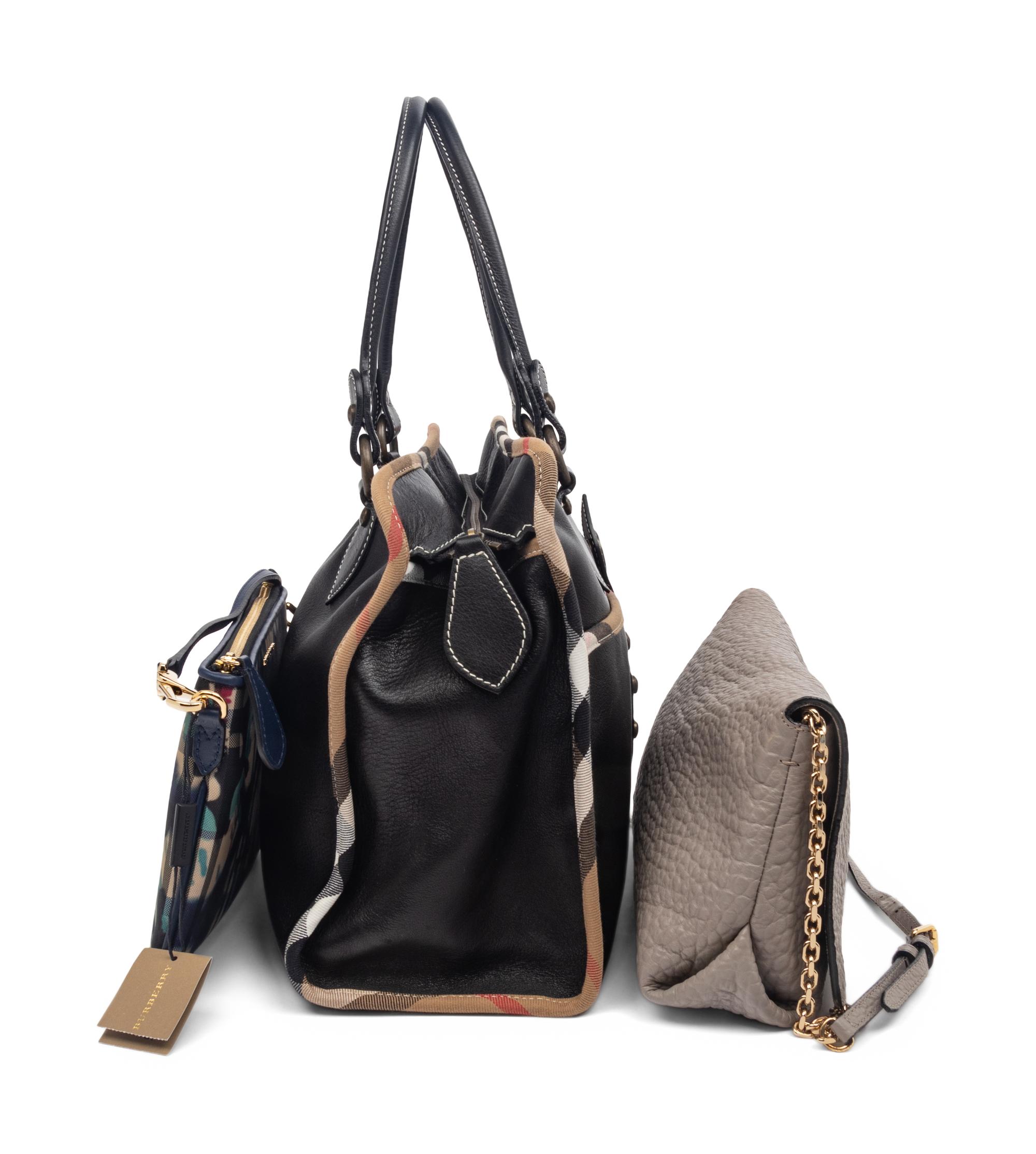 A Group of Three Burberry Bags