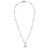 DIAMOND AND PLATINUM NECKLACE