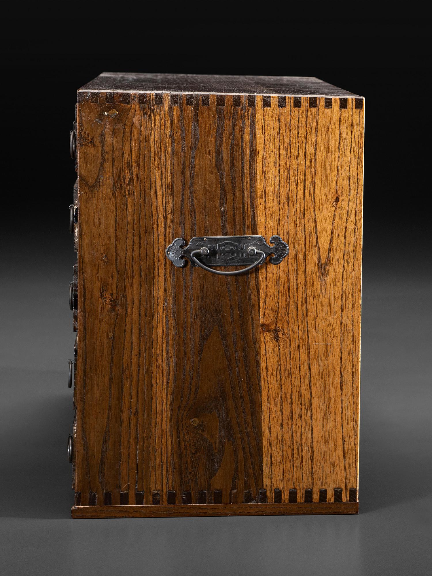 An Oak Watchmaker's Storage Chest