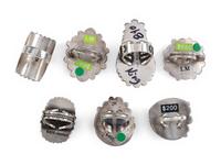 Navajo and Zuni Silver Rings with Inlay