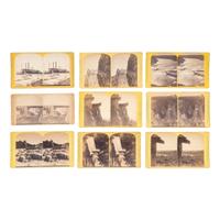 [EARLY PHOTOGRAPHY] -- [CRONAU, Rudolf]. HAYNES, F.J., photographer. A group of 15 stereoviews of the American West collected by artist Rudolf Cronau. Fargo, D.T.: F. J. Haynes, n.p.