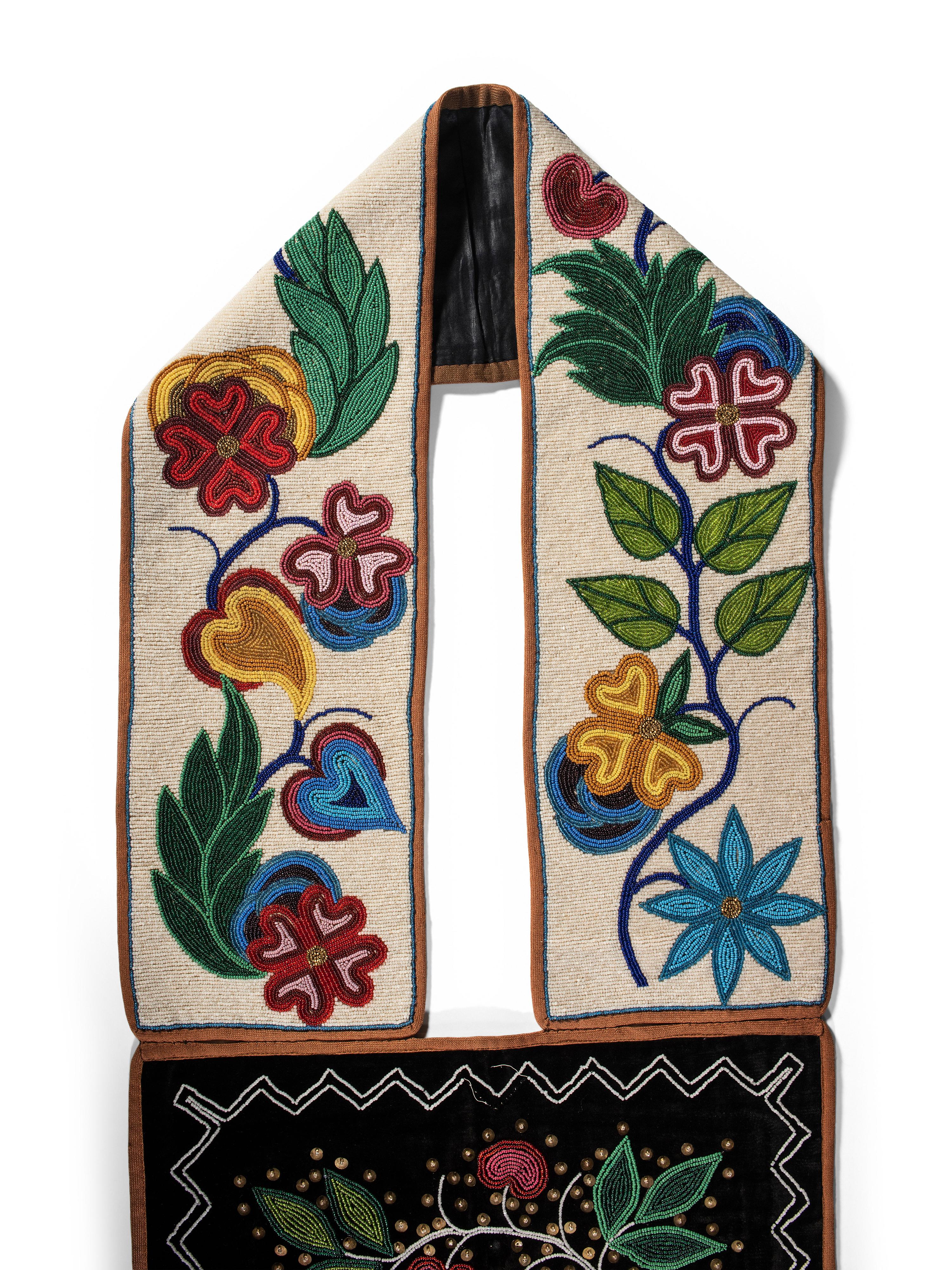 Anishinaabe Beaded Bandolier Bag