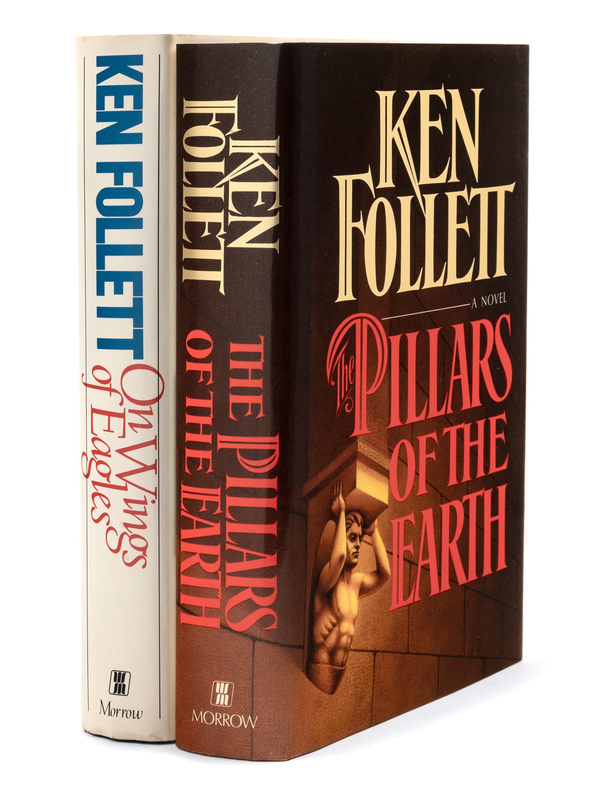 FOLLETT, Ken (b. 1949). The Pillars of the Earth. New York: William Morrow and Company, Inc., 1989.