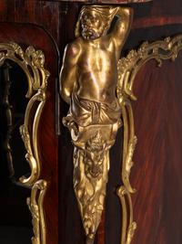 A Louis XV Style Gilt Bronze Mounted Kingwood Bookcase