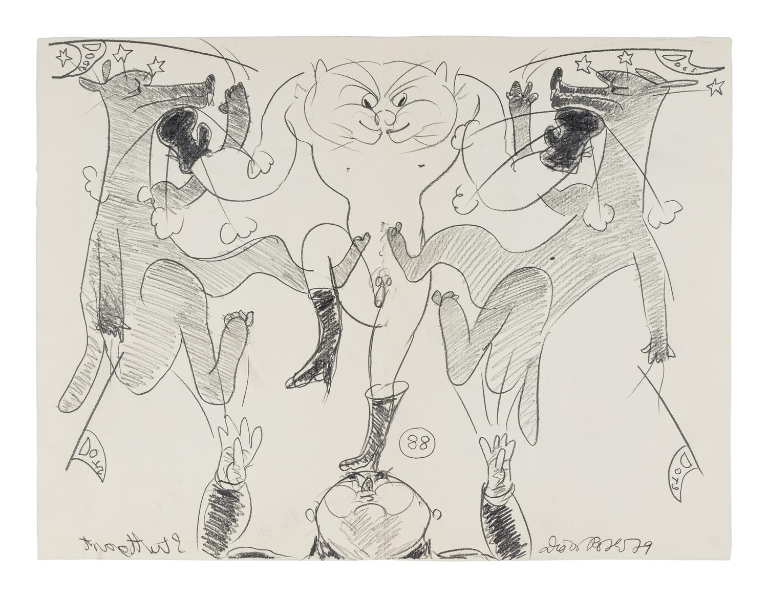 2 times 5 Dogs (the complete portfolio of 14 works), 1979