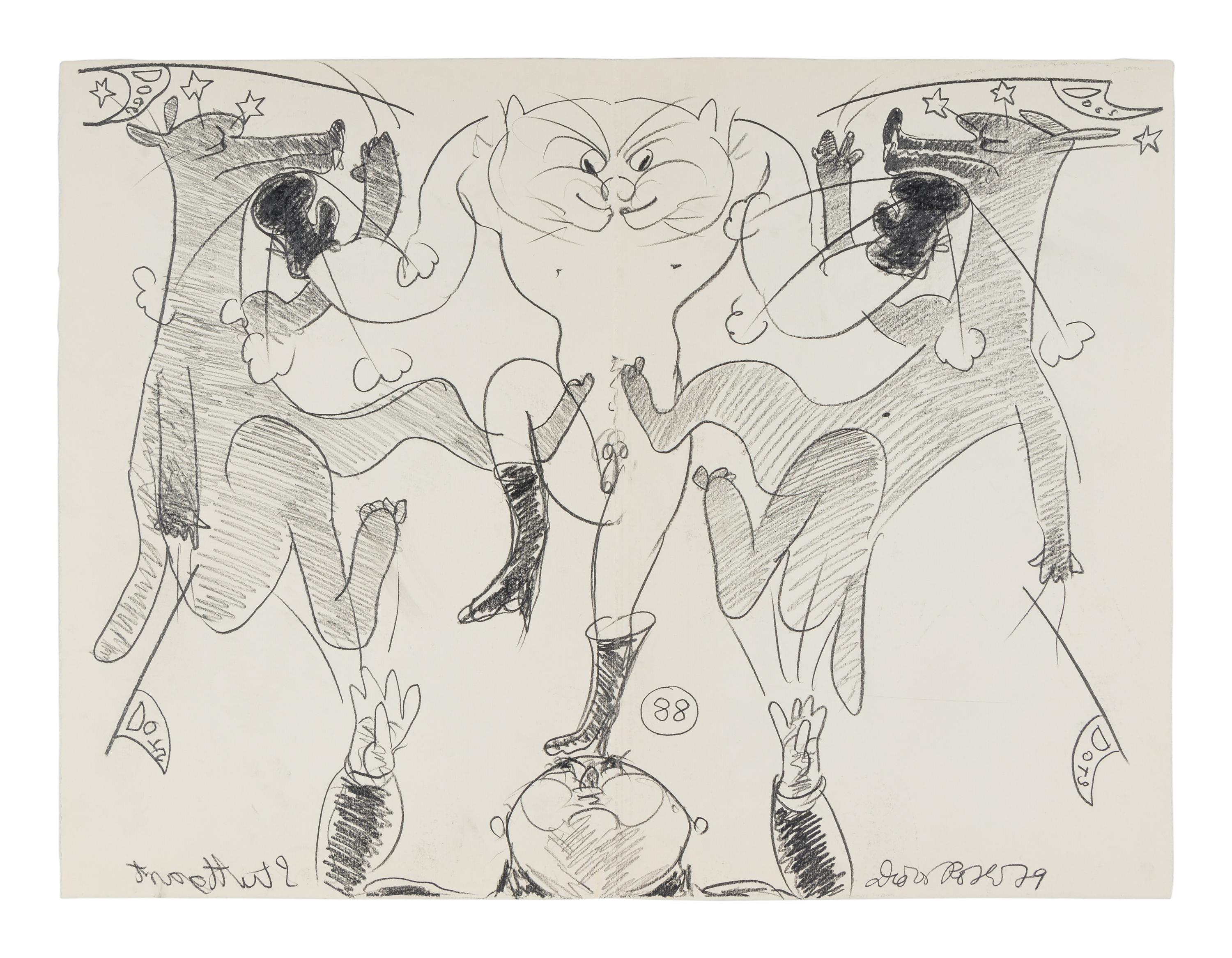 2 times 5 Dogs (the complete portfolio of 14 works), 1979