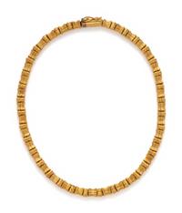 LALAOUNIS, YELLOW GOLD NECKLACE