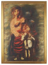 Girl with Goat